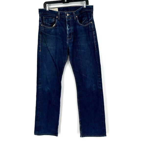 Imogene Willie Jeans Mens 33x32 Willie Straight Button Fly Selvedge Denim USA - Picture 9 of 16